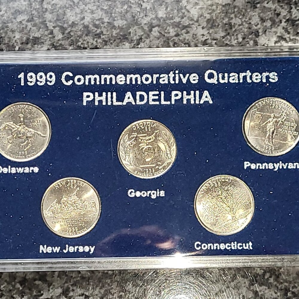1999-P State Quarter Set... Uncirculated... In Original US Mint Sealed Slab